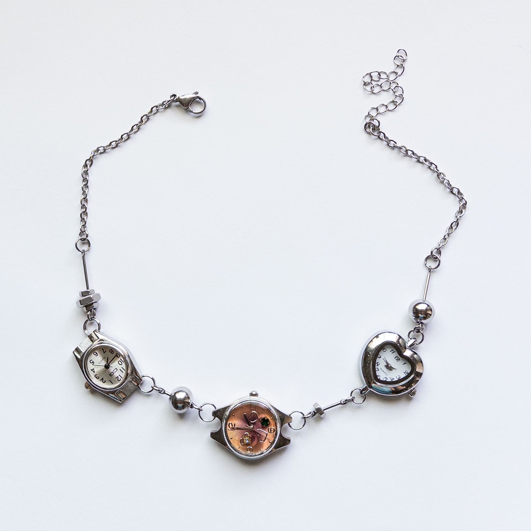 Upcycled vintage watch necklace – Sweaty Pigeon