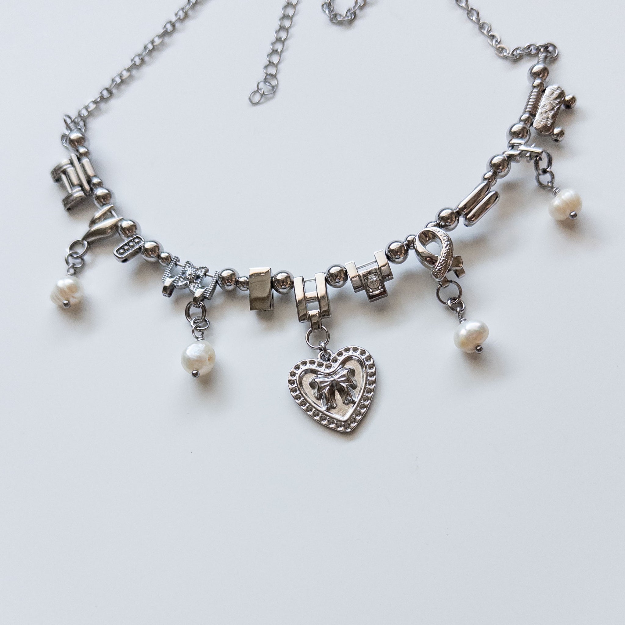 afternoon tea in silver