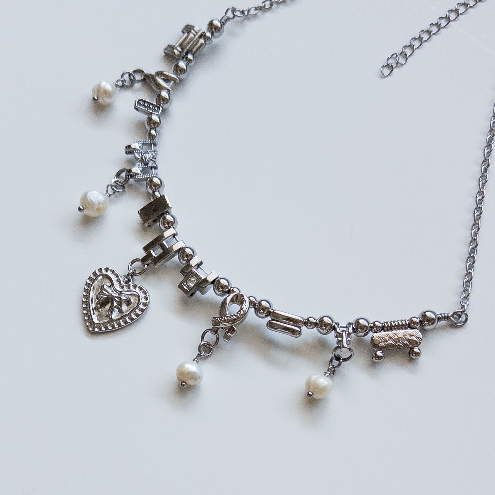 afternoon tea in silver