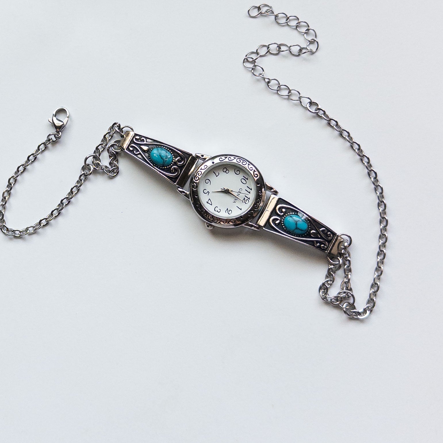 upcycled vintage watch choker