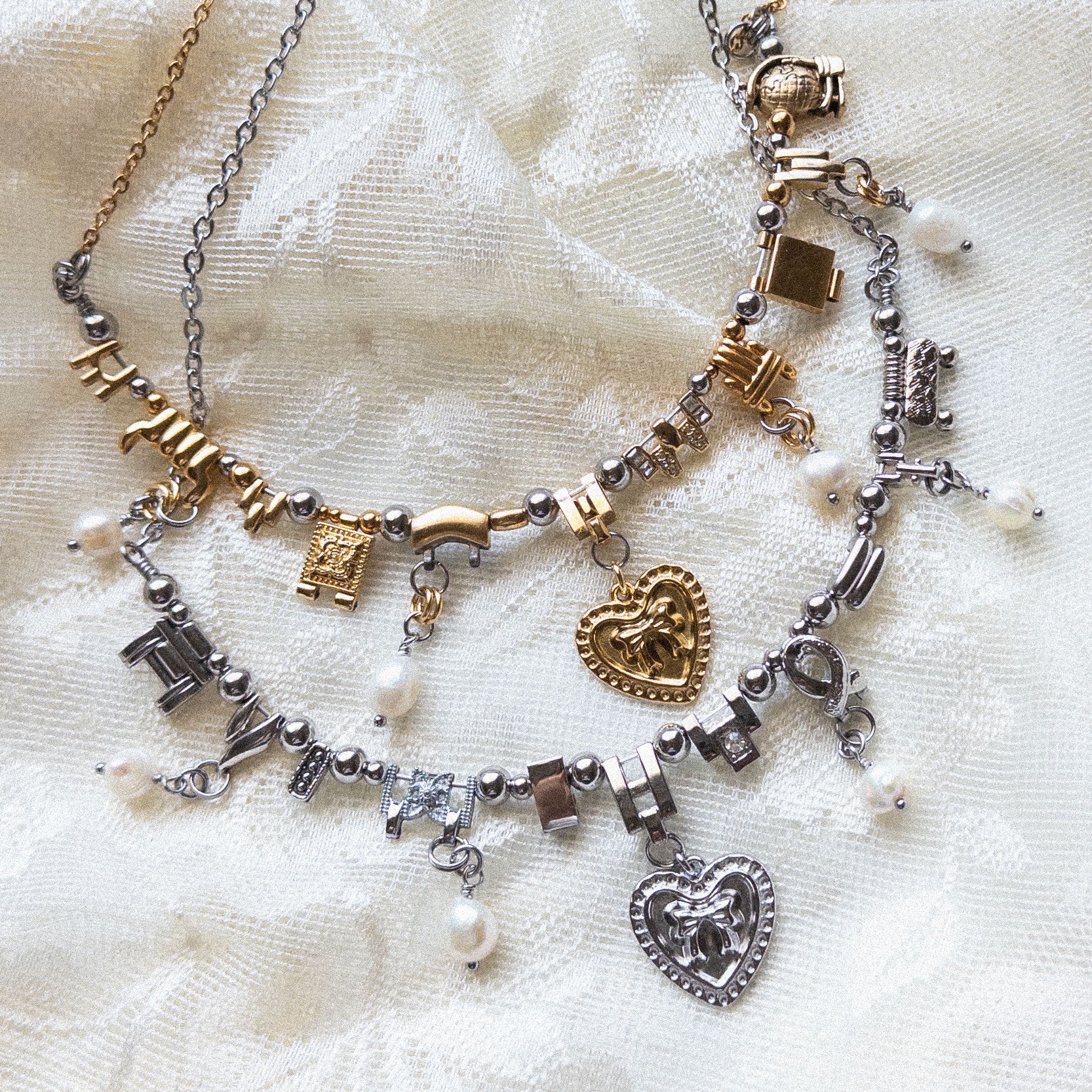 afternoon tea in silver