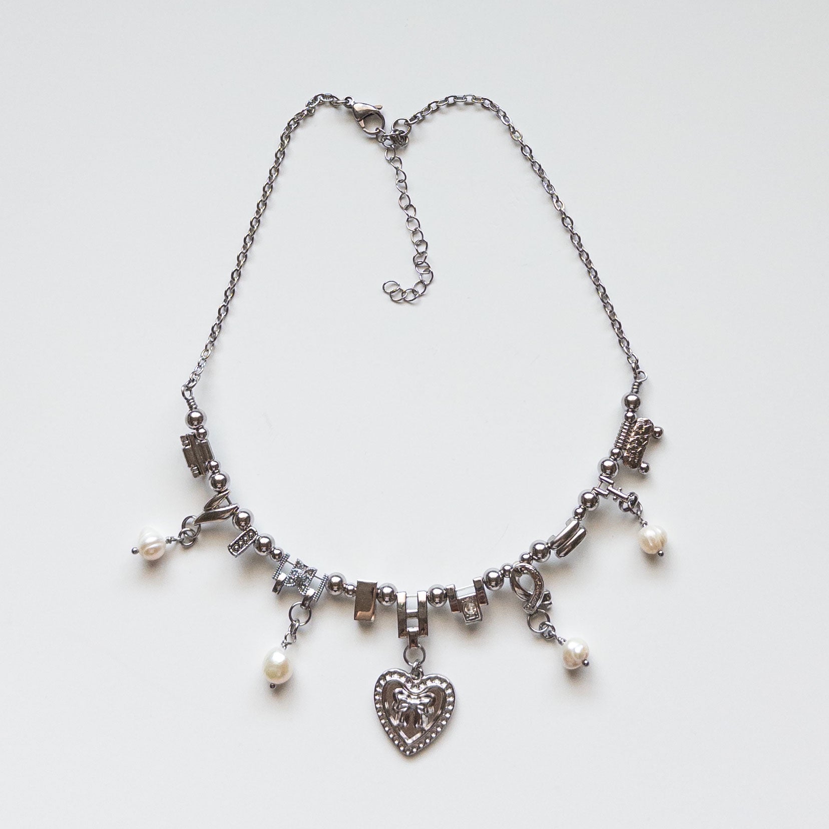 afternoon tea in silver