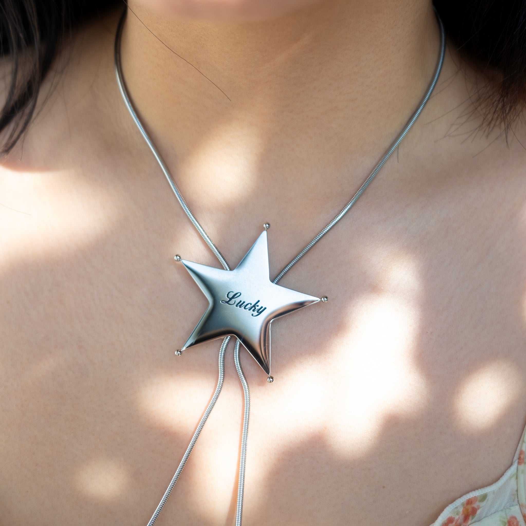 stainless steel luck star bolo