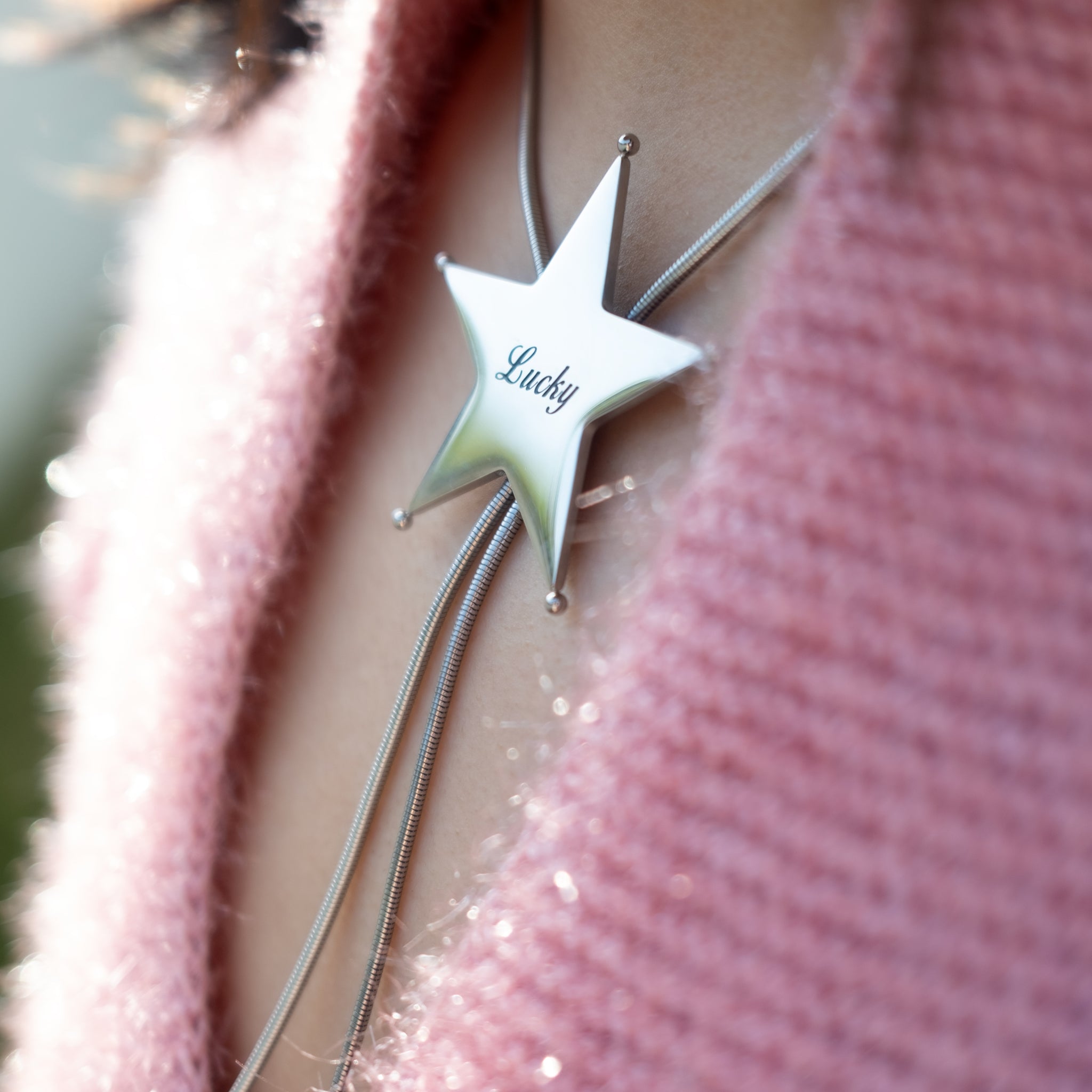 stainless steel luck star bolo