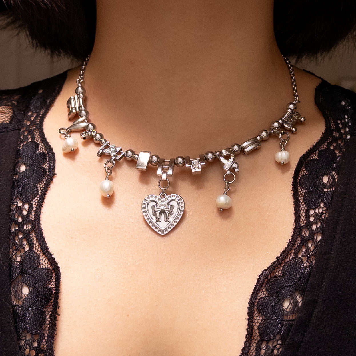 afternoon tea in silver