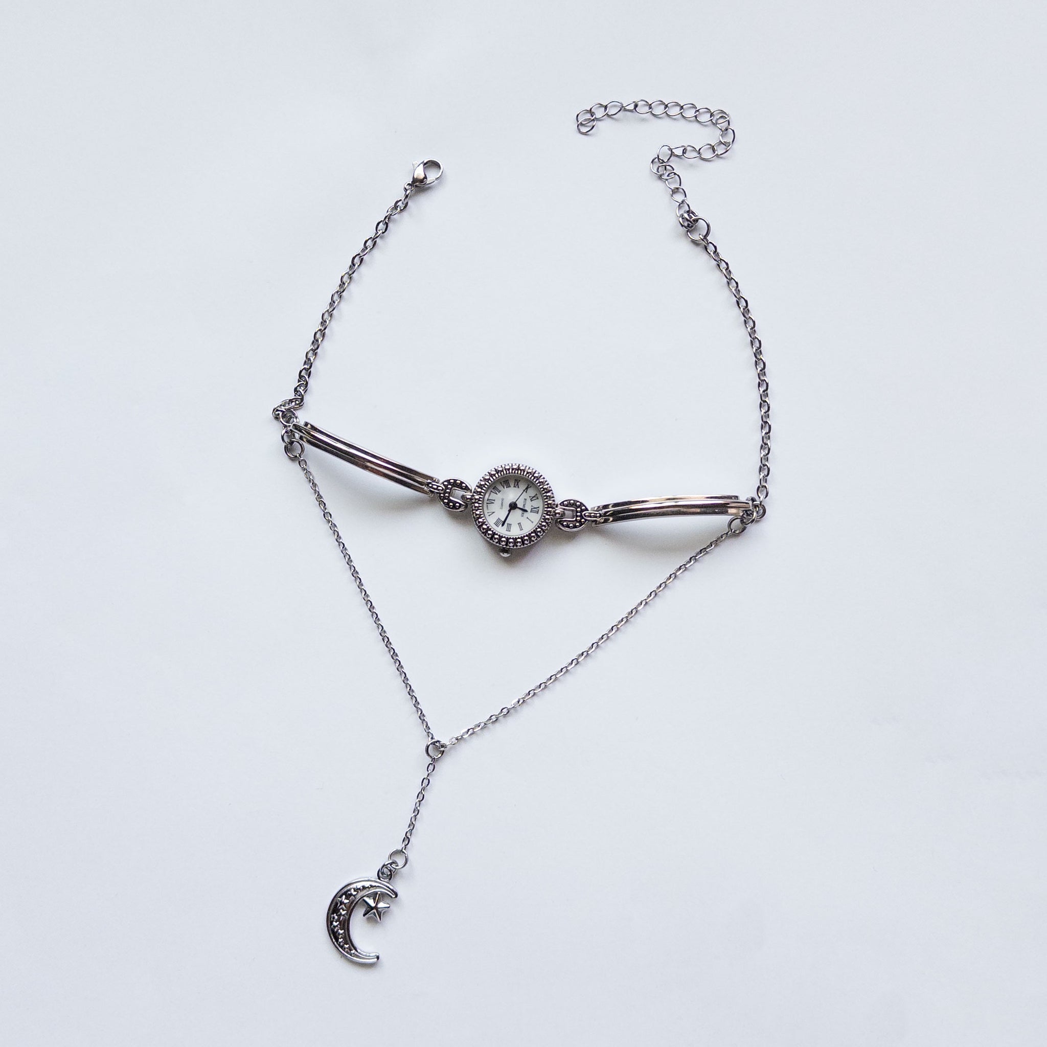 upcycled vintage watch choker